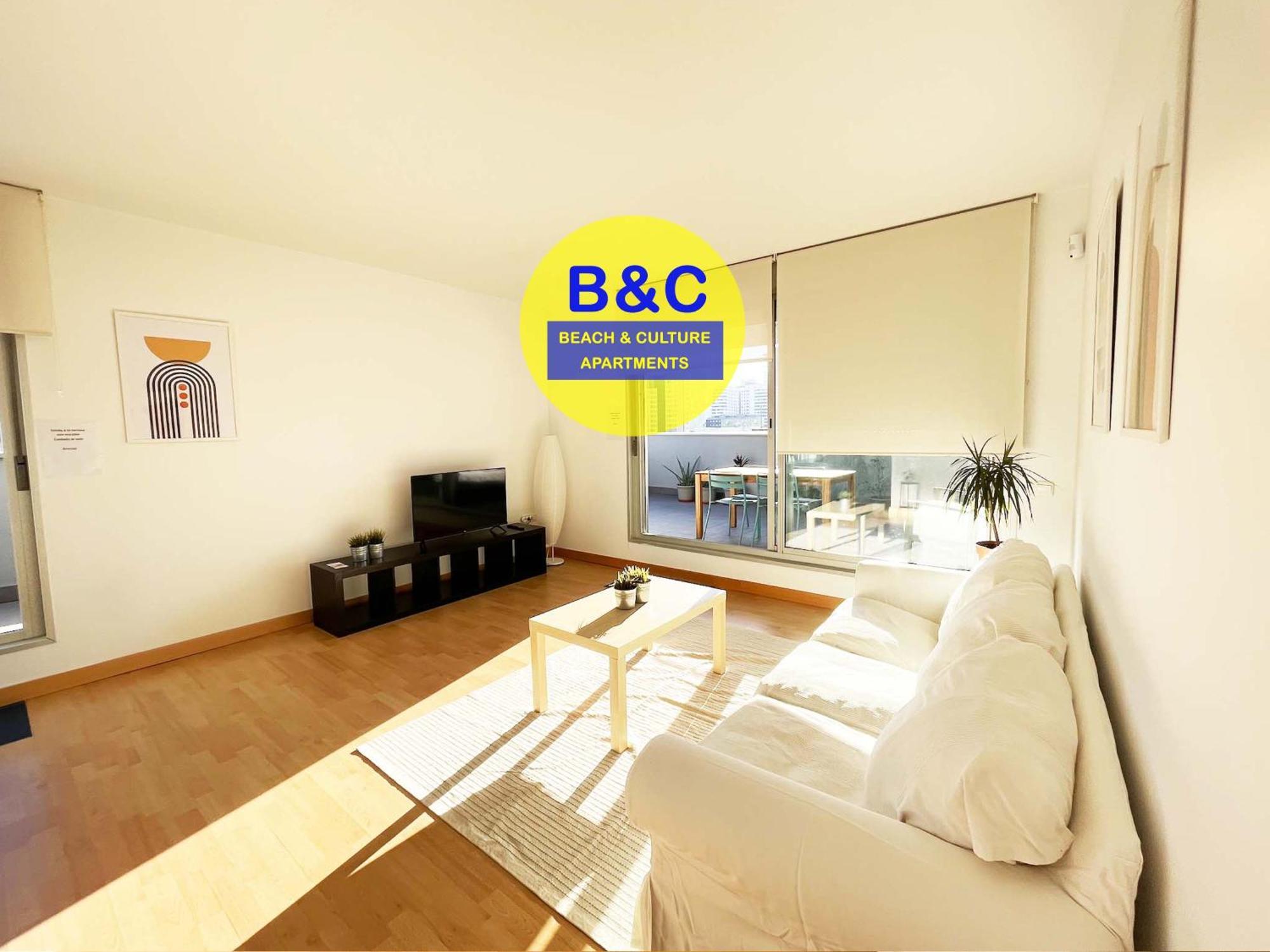 Beach & Culture Barcelona Port Forum Penthouse Apartment Sant Adria de Besos Exterior foto